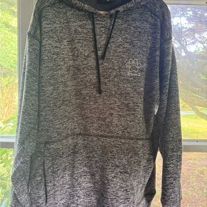 PAWS Dog Rescue Women’s Heather grey Paw Hoodie